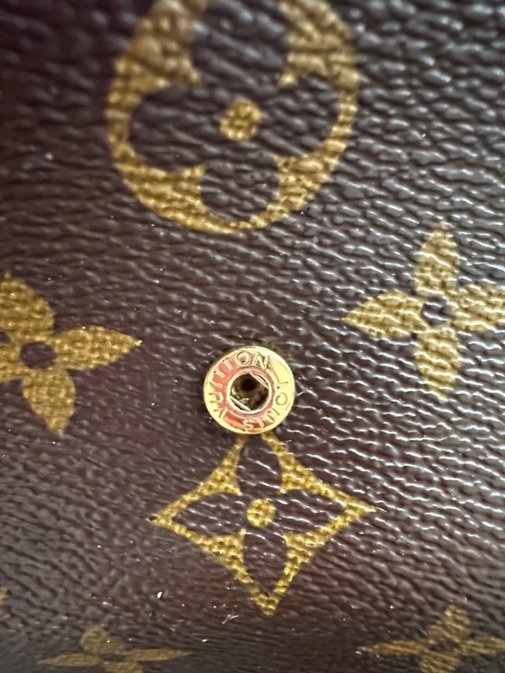 Louis Vuitton Brown and tan wallet
